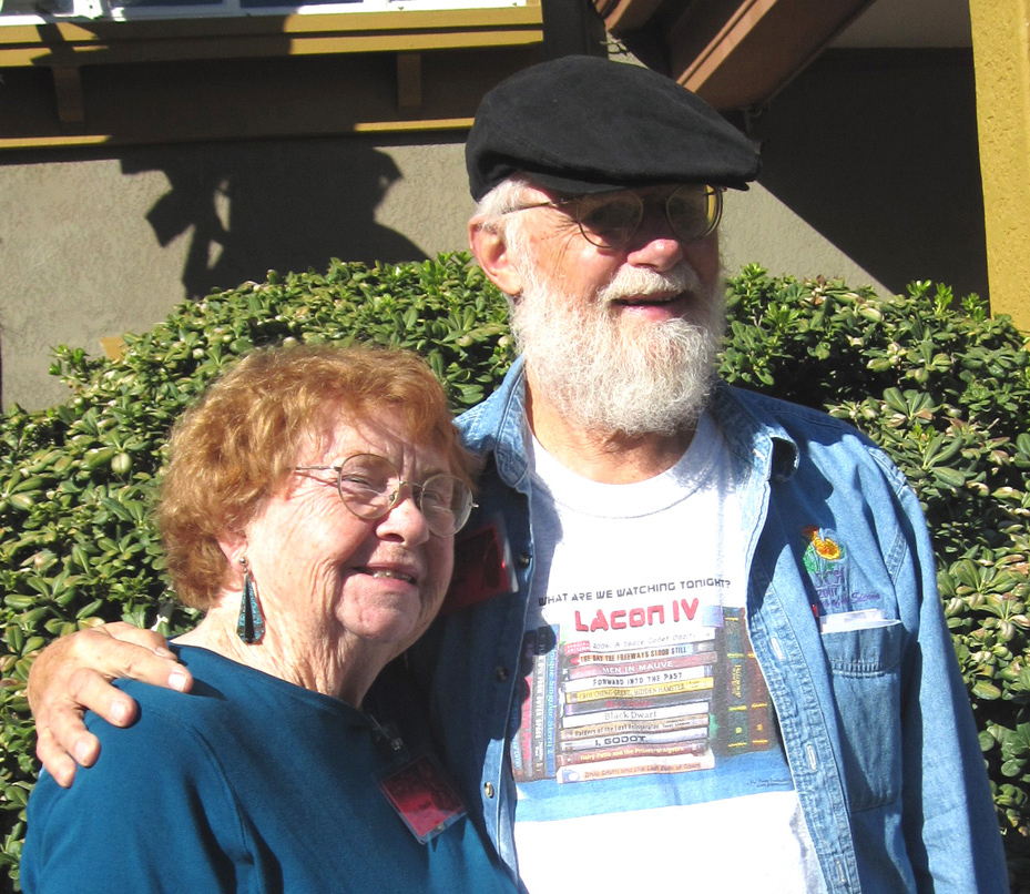 A great picture of John + Bjo Trimble.